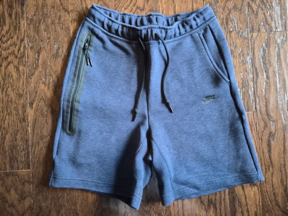 Nike Tech Fleece Shorts Mens Small Blue Sweat Shorts FB8171-473